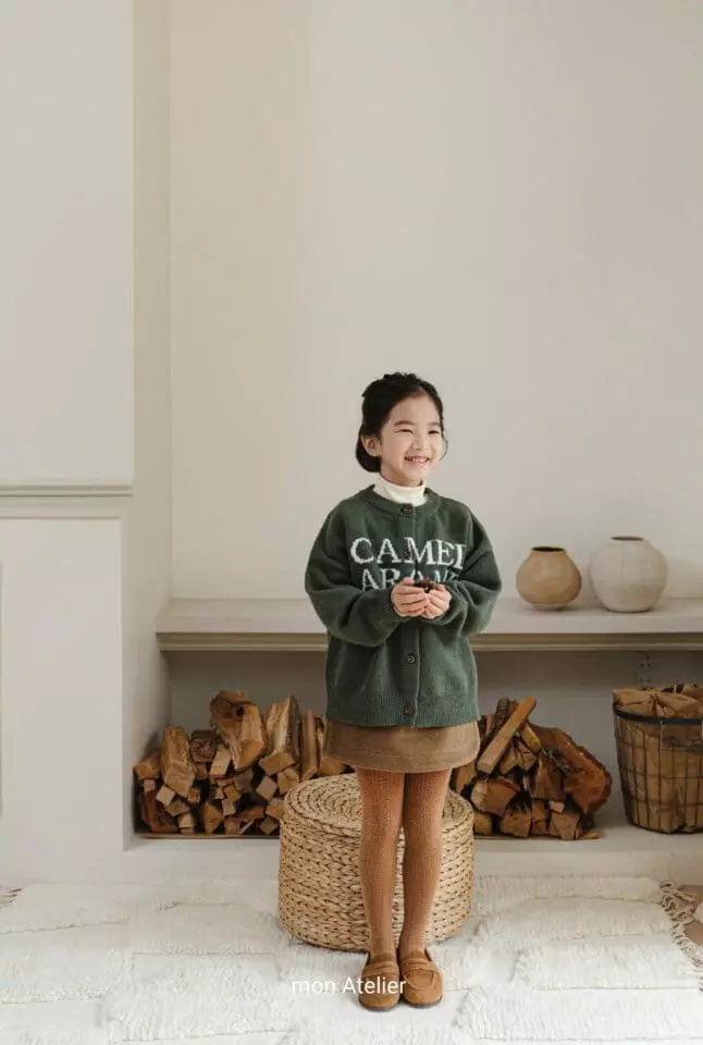 Mon Atelier - Korean Children Fashion - #childrensboutique - Camel Cardigan - 8