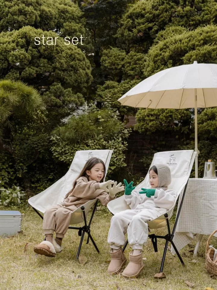 Mon Atelier - Korean Children Fashion - #childrensboutique - Star Fleece Set