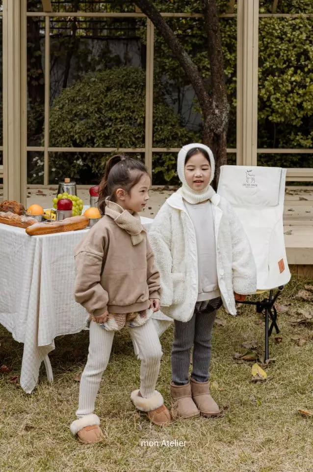 Mon Atelier - Korean Children Fashion - #designkidswear - Two Button Leggings - 9