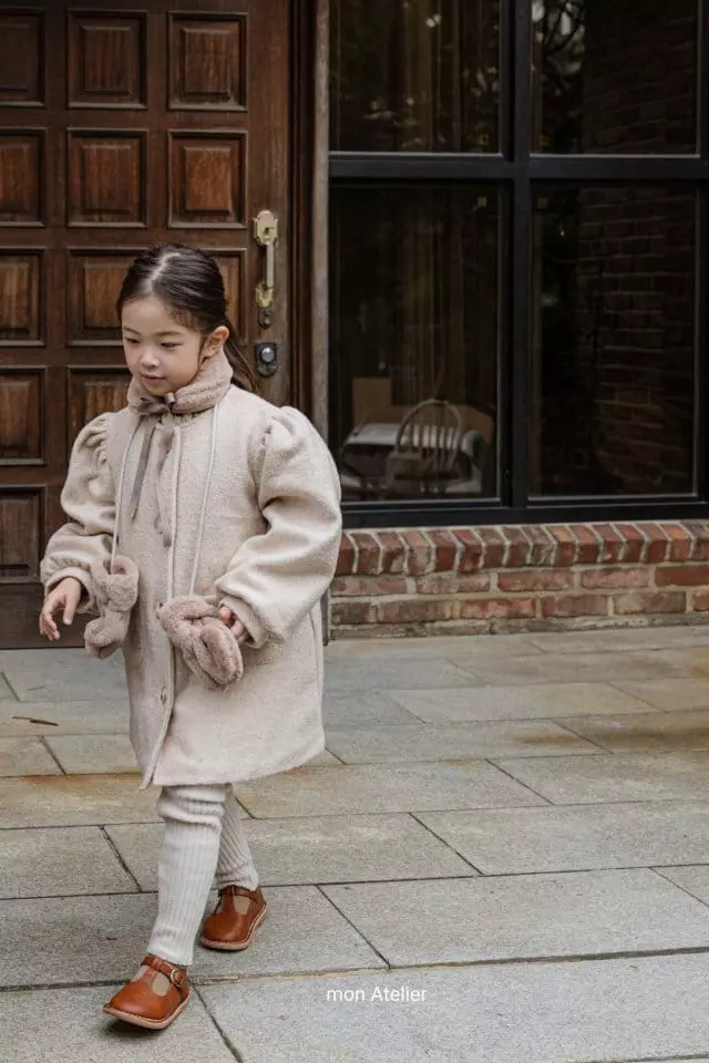 Mon Atelier - Korean Children Fashion - #discoveringself - Button Coat - 8