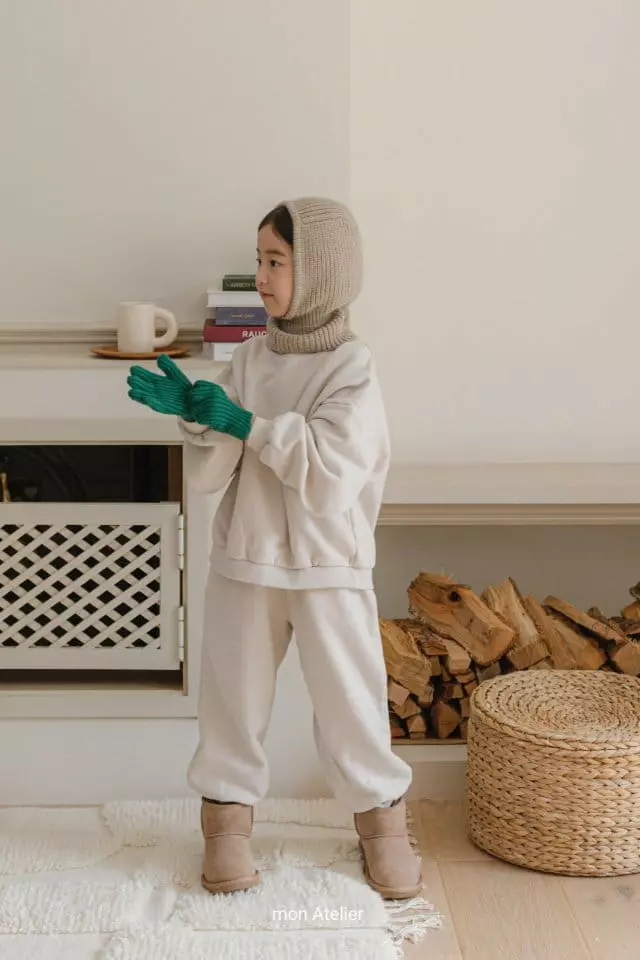 Mon Atelier - Korean Children Fashion - #discoveringself - Star Fleece Set - 3
