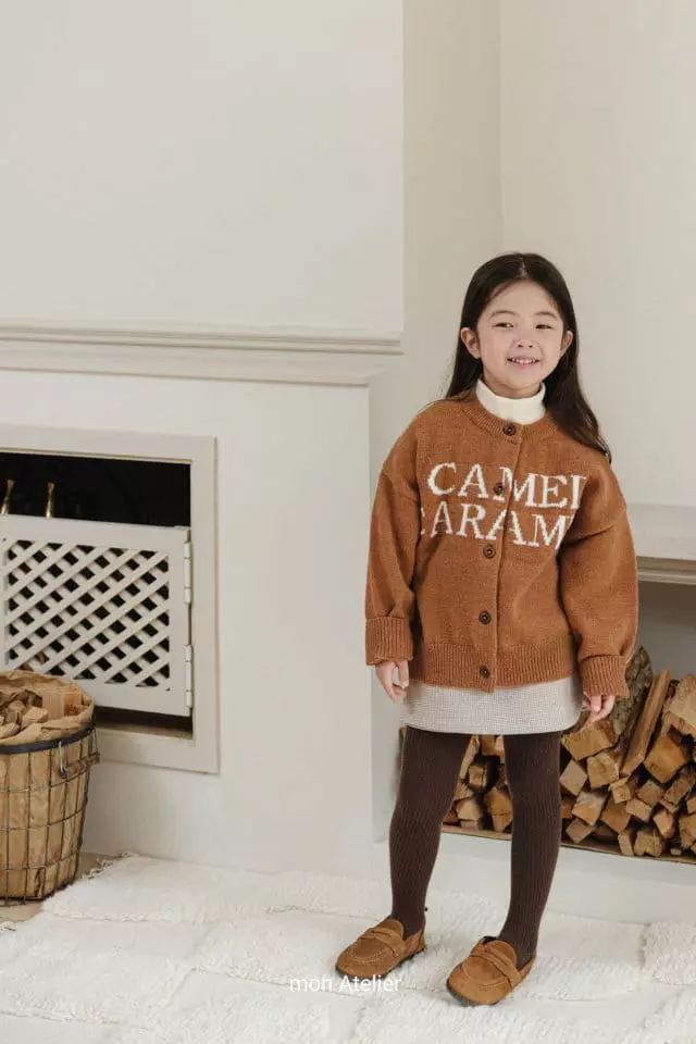 Mon Atelier - Korean Children Fashion - #fashionkids - Camel Cardigan - 11