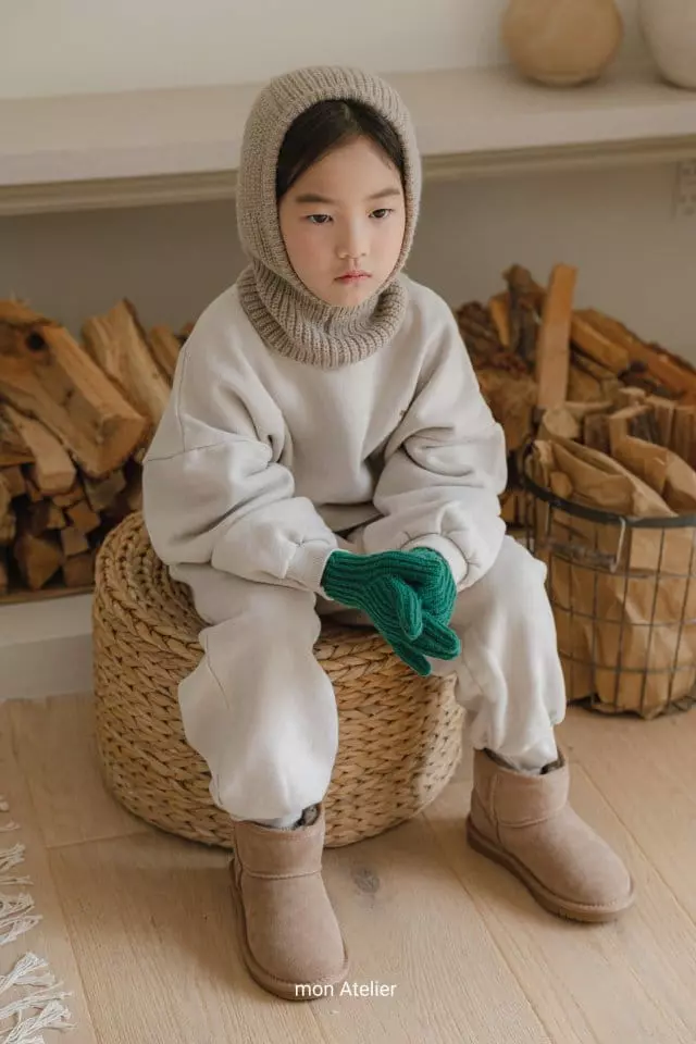 Mon Atelier - Korean Children Fashion - #discoveringself - Star Fleece Set - 4