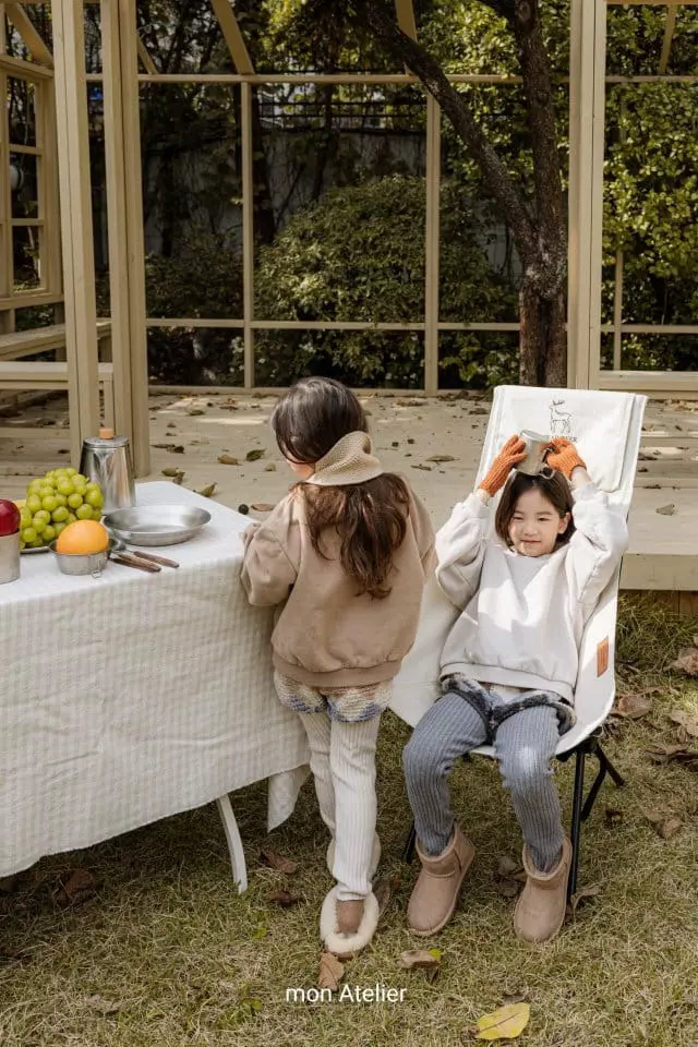 Mon Atelier - Korean Children Fashion - #fashionkids - Two Button Leggings - 11