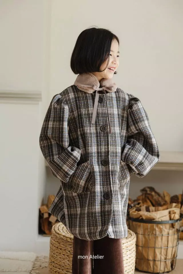 Mon Atelier - Korean Children Fashion - #fashionkids - Mink Muffler - 10