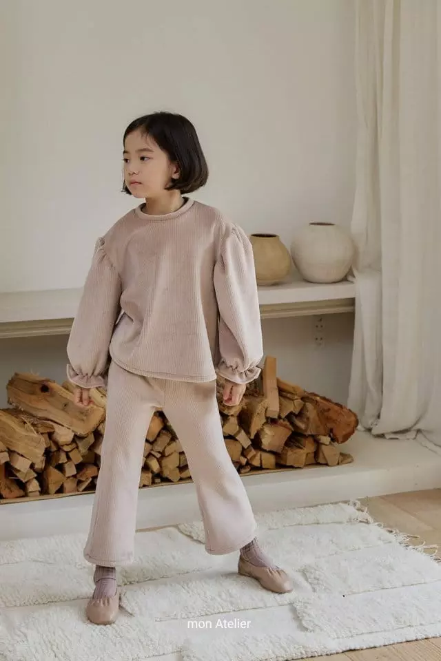 Mon Atelier - Korean Children Fashion - #kidzfashiontrend - Veloure Set - 6