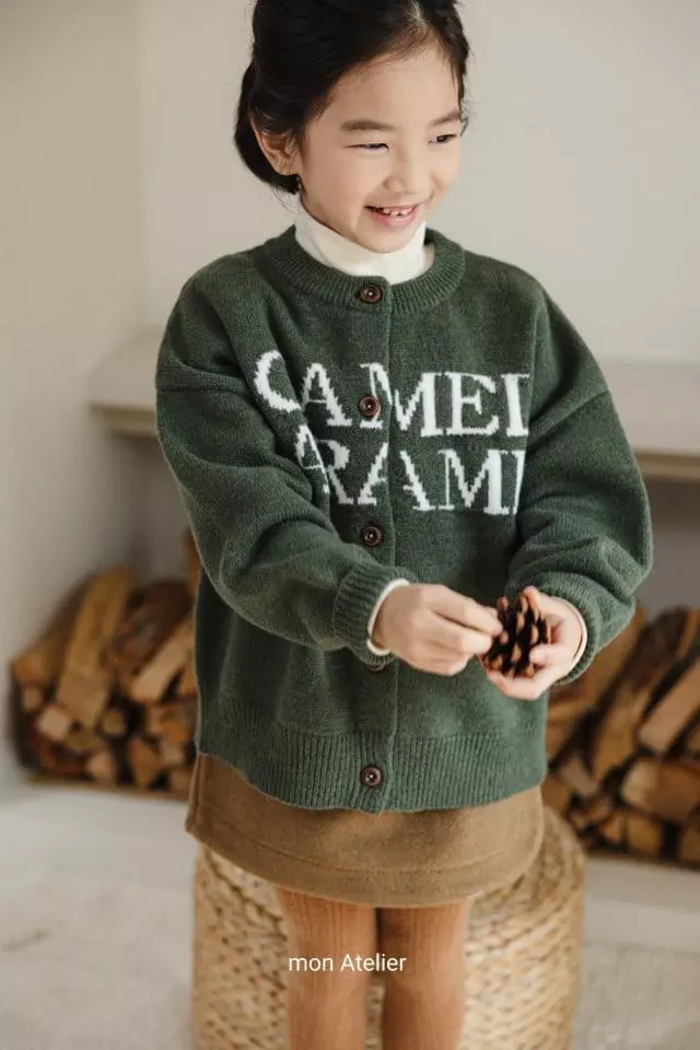 Mon Atelier - Korean Children Fashion - #prettylittlegirls - Camel Cardigan - 3