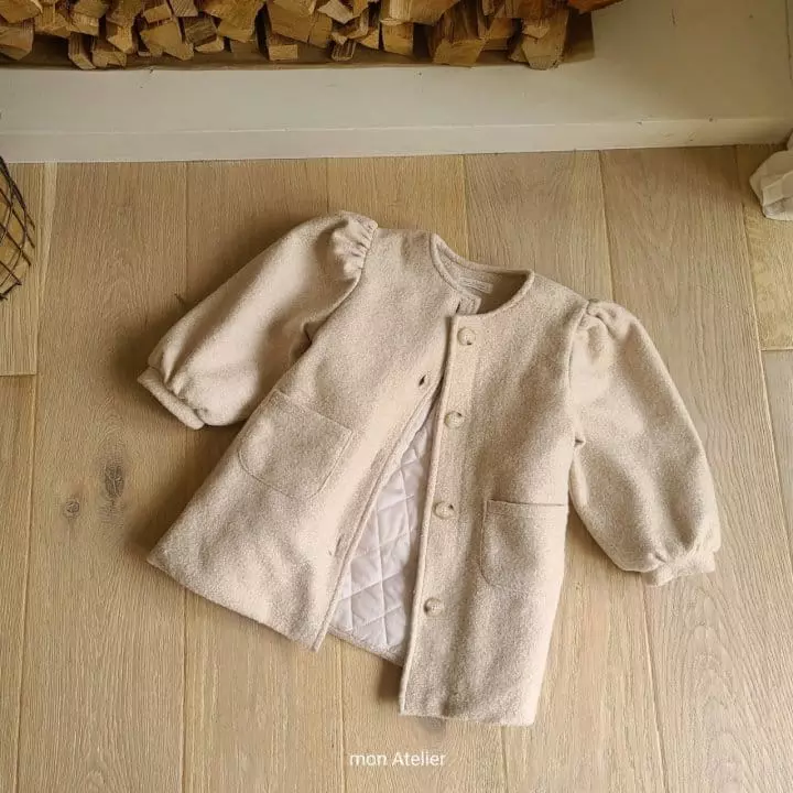 Mon Atelier - Korean Children Fashion - #prettylittlegirls - Button Coat