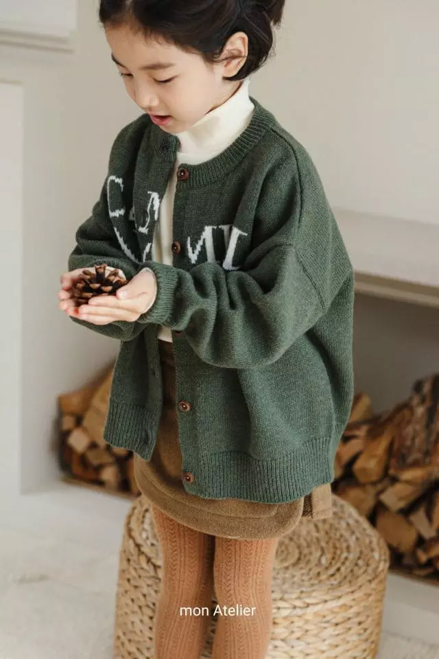 Mon Atelier - Korean Children Fashion - #stylishchildhood - Camel Cardigan - 6