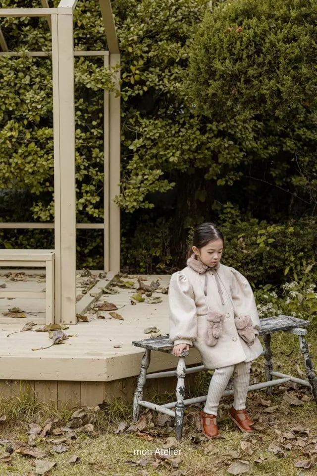 Mon Atelier - Korean Children Fashion - #toddlerclothing - Button Coat - 3