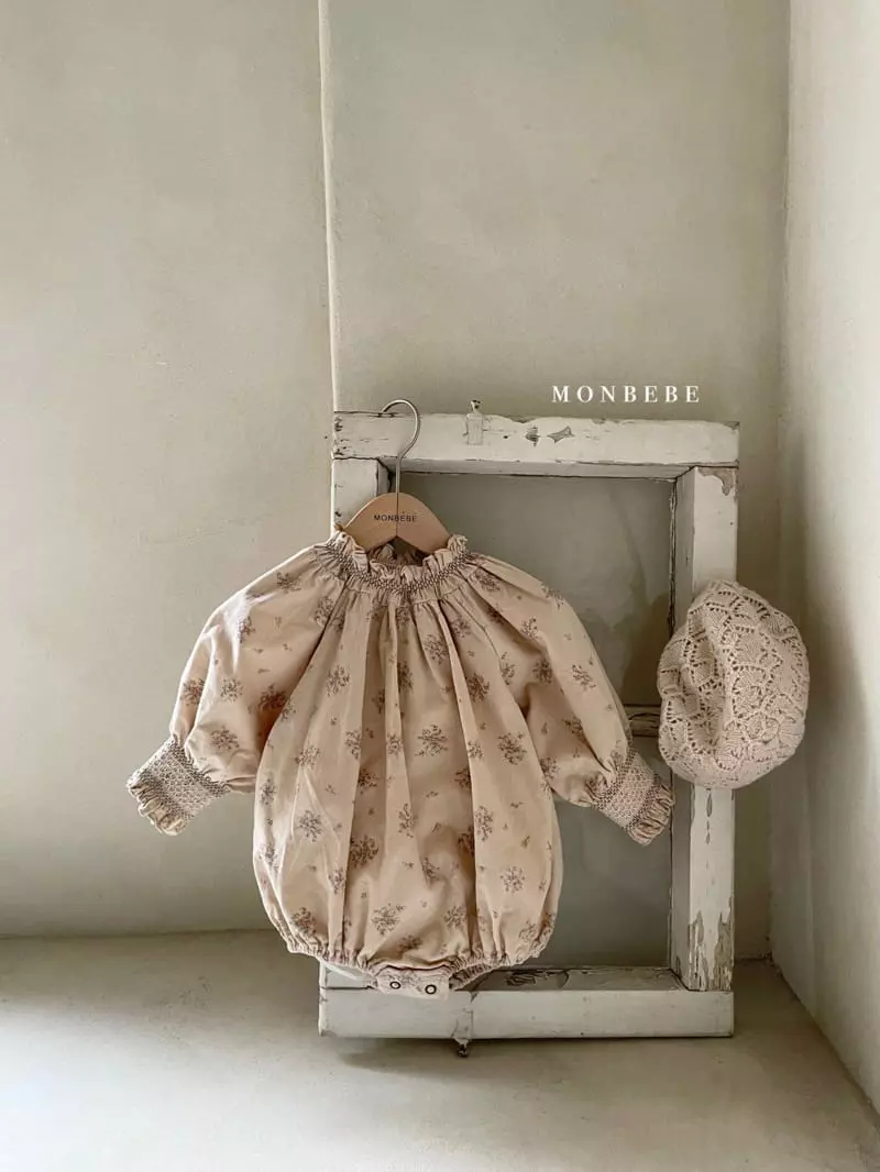 Monbebe - Korean Baby Fashion - #babylifestyle - Lubi Smocked Bodysuit - 11