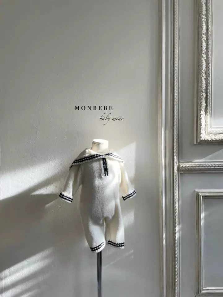 Monbebe - Korean Baby Fashion - #babywear - Knit Sailor Bodysuit - 2