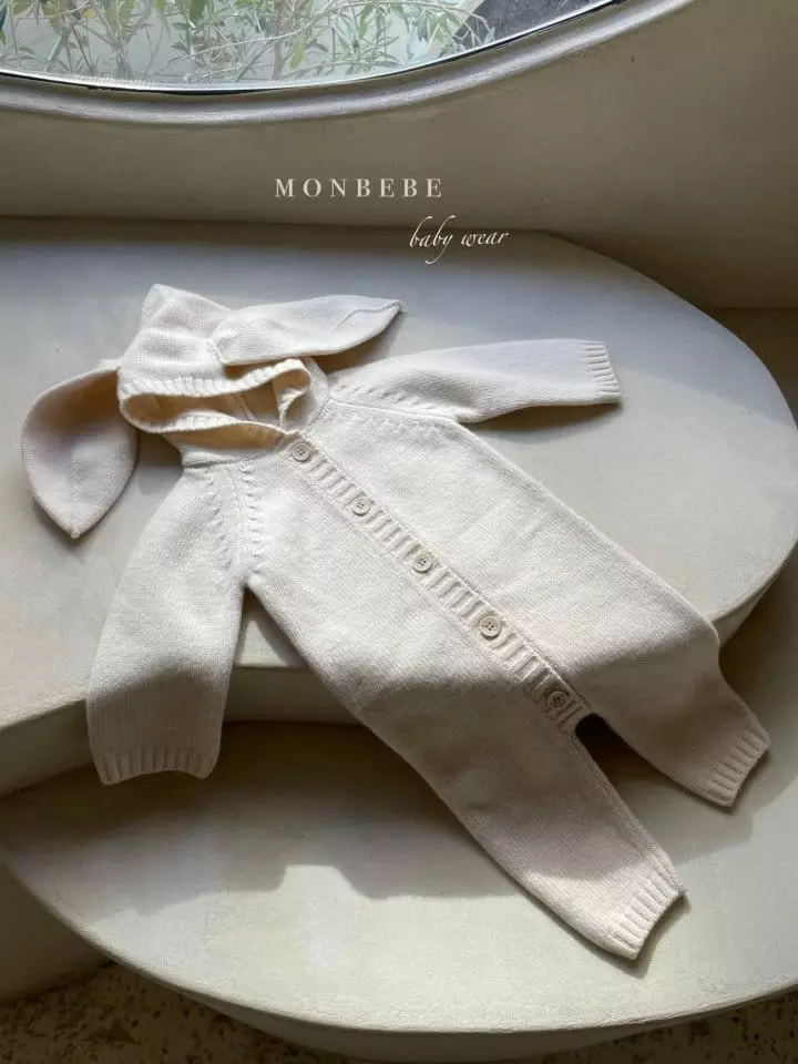 Monbebe - Korean Baby Fashion - #onlinebabyboutique - Barnie Knit Bodysuit - 8
