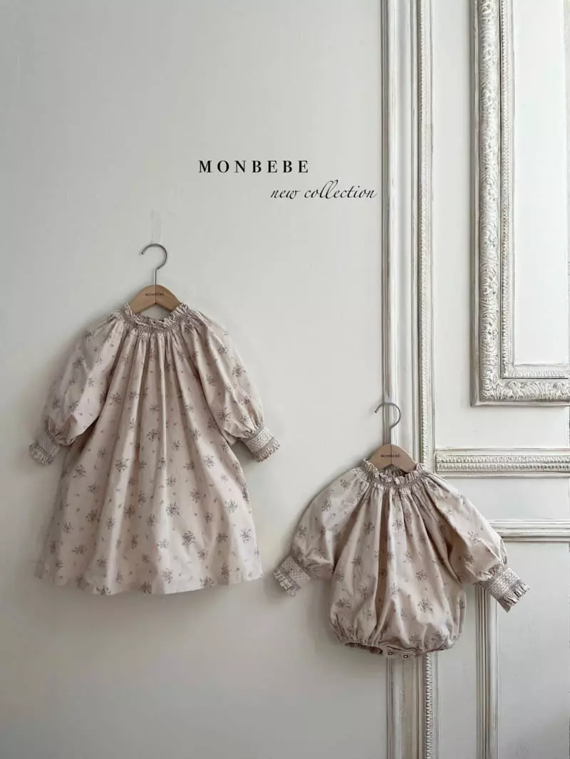 Monbebe - Korean Children Fashion - #prettylittlegirls - Lubi Smocked One-piece - 3