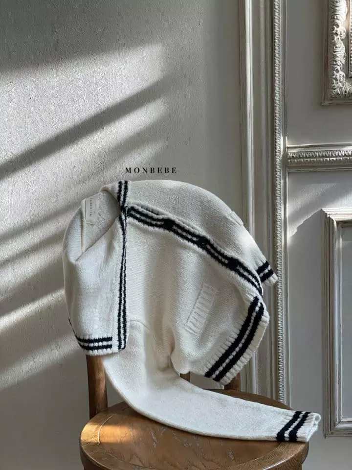 Monbebe - Korean Women Fashion - #womensfashion - Mom Sailor Knit Cardigan - 2