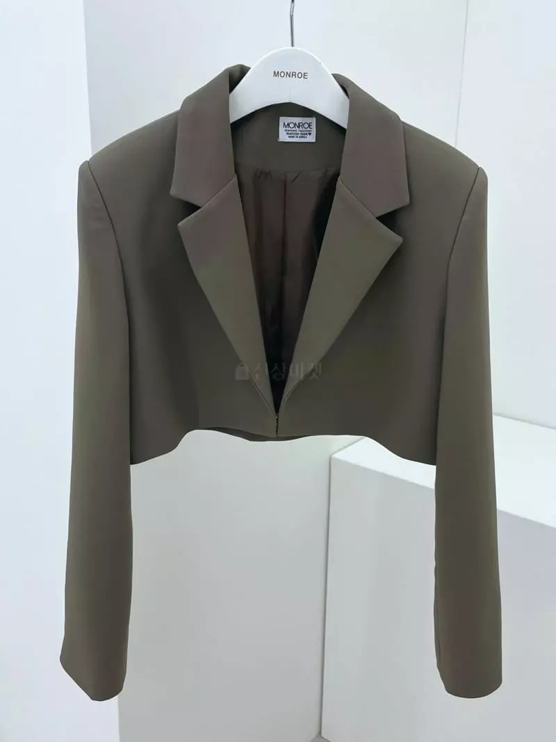Monroe - Korean Women Fashion - #momslook - Fomal Crop Jacket