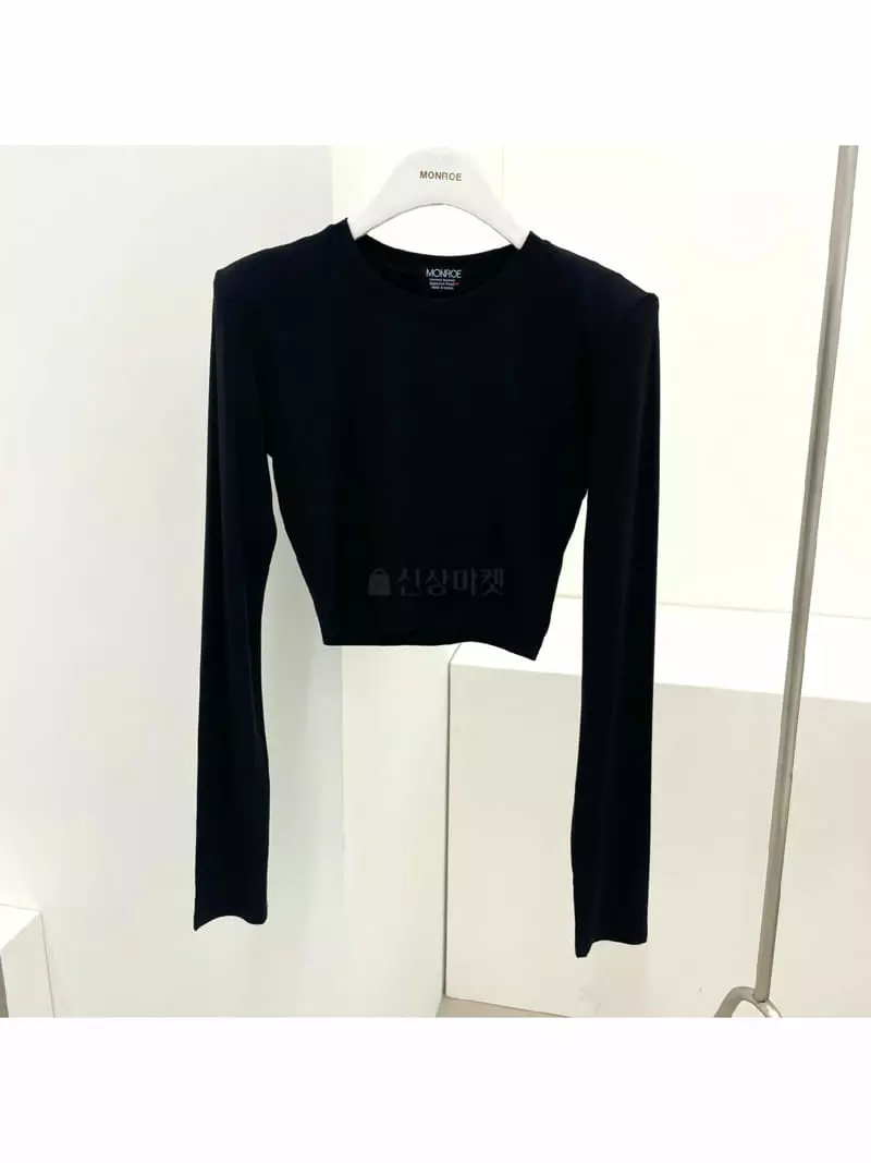 Monroe - Korean Women Fashion - #womensfashion - Yadle Crop Tee - 4