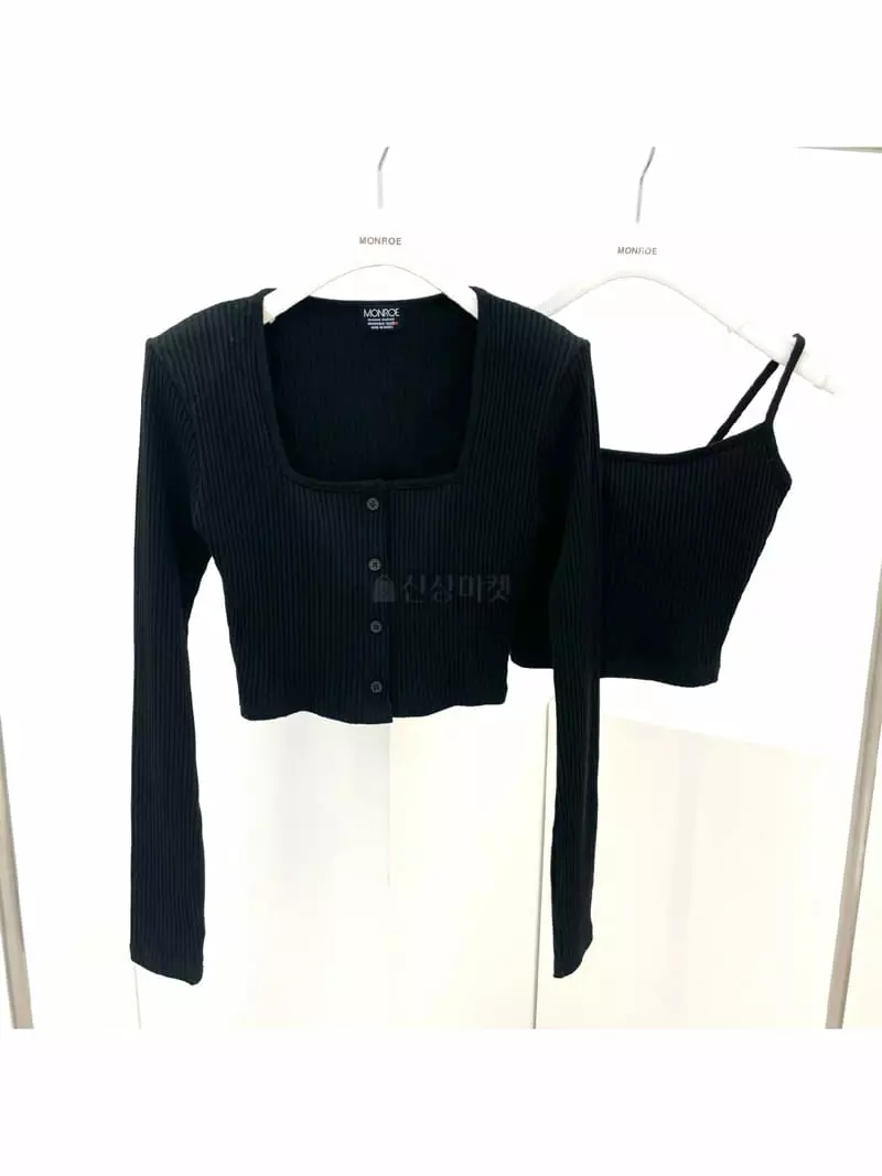 Monroe - Korean Women Fashion - #momslook - Square Cardigan - 3