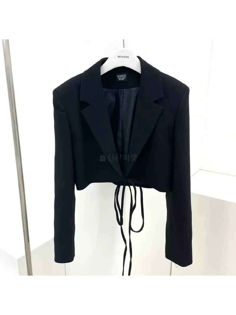Monroe - Korean Women Fashion - #momslook - String Jacket