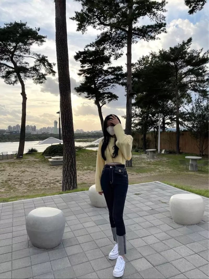 Monroe - Korean Women Fashion - #shopsmall - Back Ribbon Knit Tee - 8