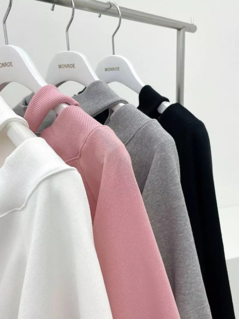 Monroe - Korean Women Fashion - #momslook - X String Sweatshirt - 4