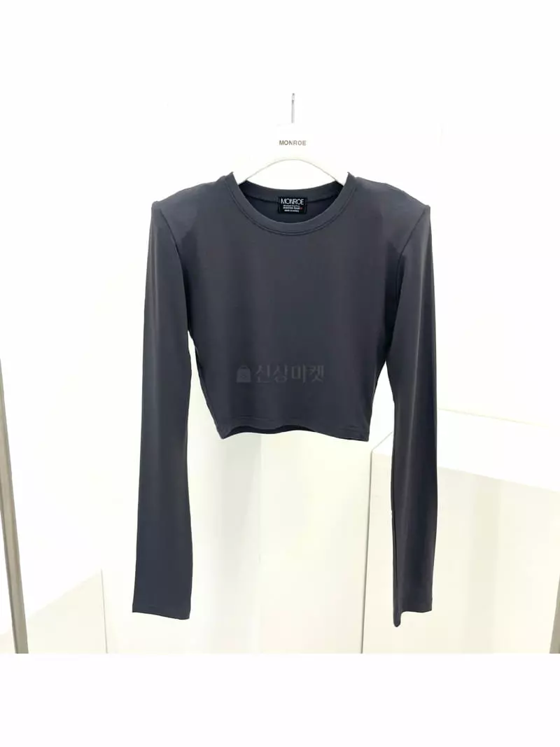 Monroe - Korean Women Fashion - #womensfashion - Yadle Crop Tee