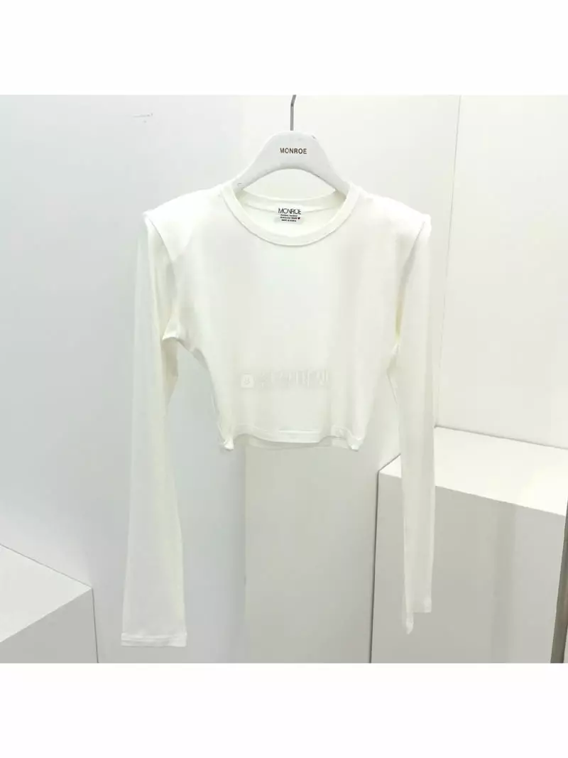 Monroe - Korean Women Fashion - #womensfashion - Yadle Crop Tee - 3
