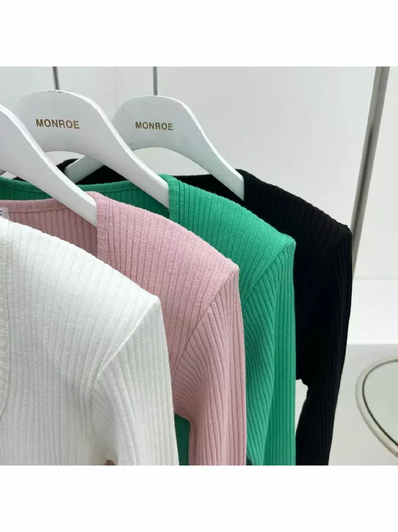 Monroe - Korean Women Fashion - #momslook - Square Cardigan - 4