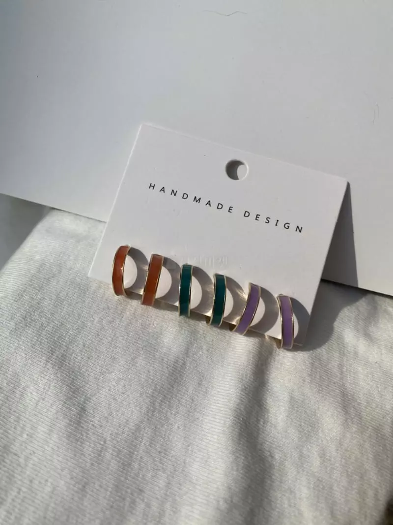 Mood - Korean Women Fashion - #momslook - A2104 Earring - 2