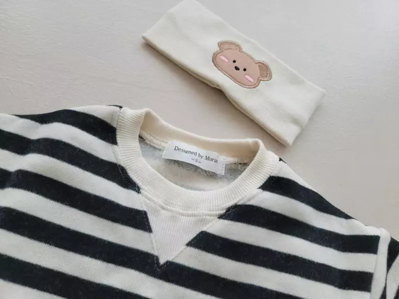 Moran - Korean Baby Fashion - #babyboutiqueclothing - Bebe Fleece Bear Bodysuit Set - 10