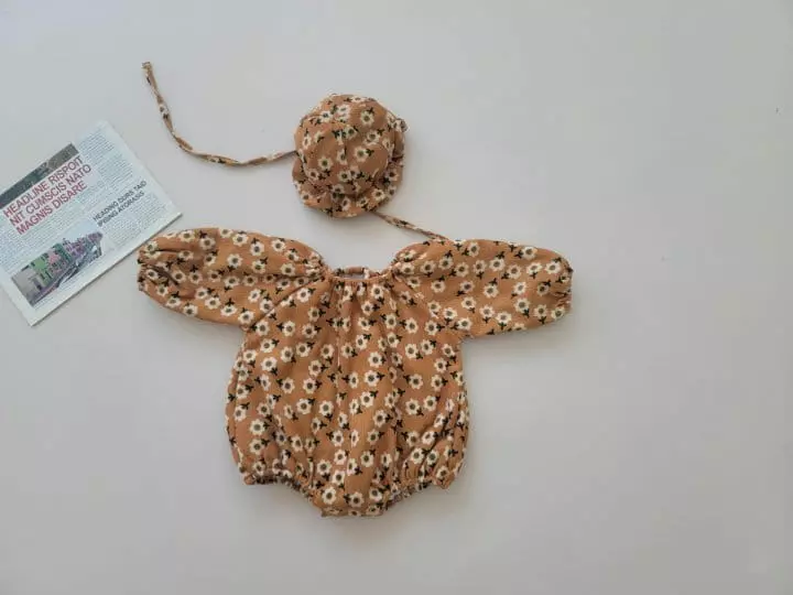Moran - Korean Baby Fashion - #babygirlfashion - Esabel Padding Bodysuit - 2