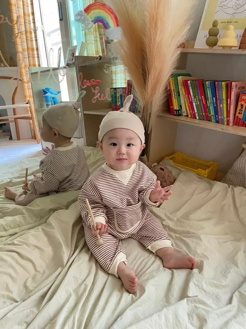 Moran - Korean Baby Fashion - #babylifestyle - Kangaroo Bodysuit - 3