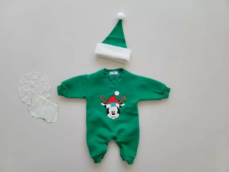 Moran - Korean Baby Fashion - #babylifestyle - Bebe Rudolf Bodysuit Set - 3