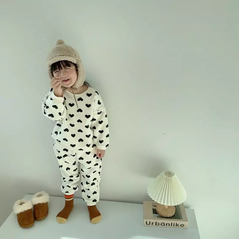 Moran - Korean Children Fashion - #Kfashion4kids - Fleece Heart Candy Set - 9