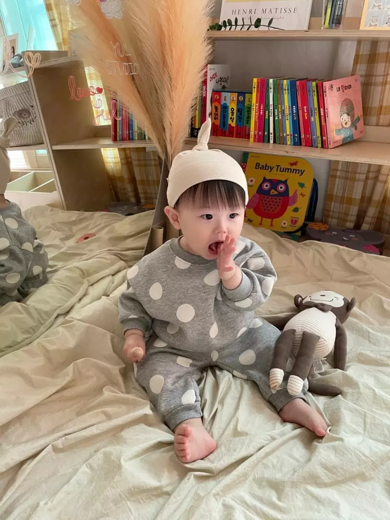 Moran - Korean Children Fashion - #Kfashion4kids - Fleece Bubble Top Bottom Set - 7