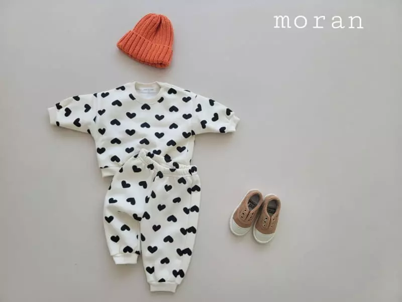 Moran - Korean Children Fashion - #childofig - Fleece Heart Candy Set
