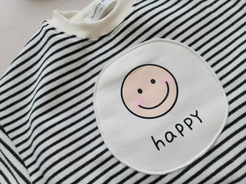 Moran - Korean Children Fashion - #designkidswear - Happy Fleece Top Bottom Set - 2