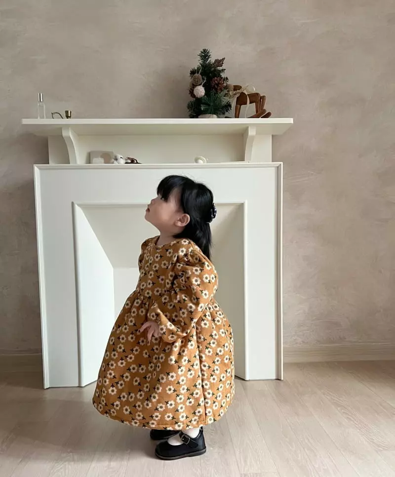 Moran - Korean Children Fashion - #discoveringself - Egg Flower One-piece - 2