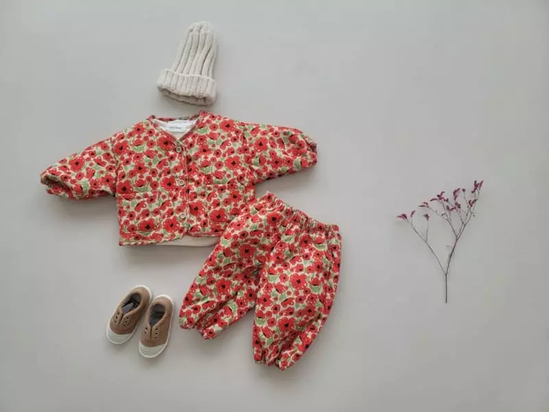 Moran - Korean Children Fashion - #fashionkids - Gogo Top Bottom Set - 2