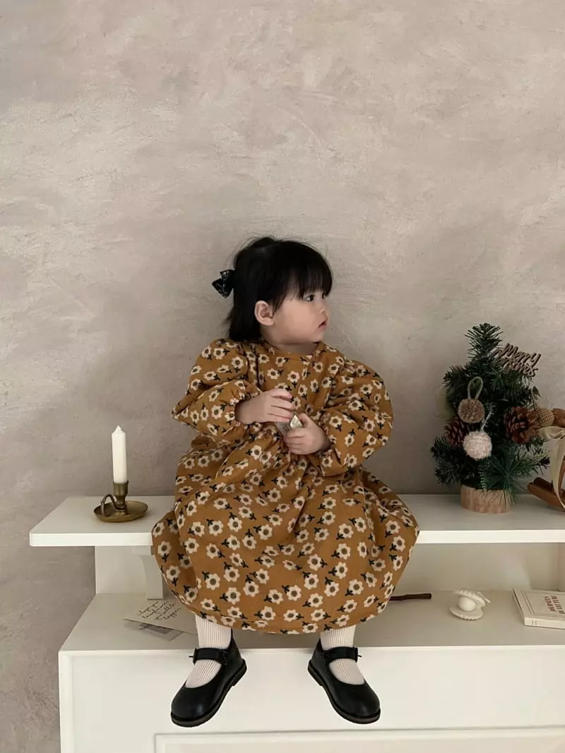 Moran - Korean Children Fashion - #fashionkids - Egg Flower One-piece - 4