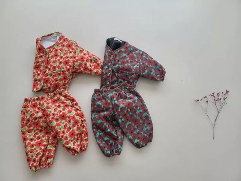 Moran - Korean Children Fashion - #kidsshorts - Gogo Top Bottom Set - 4