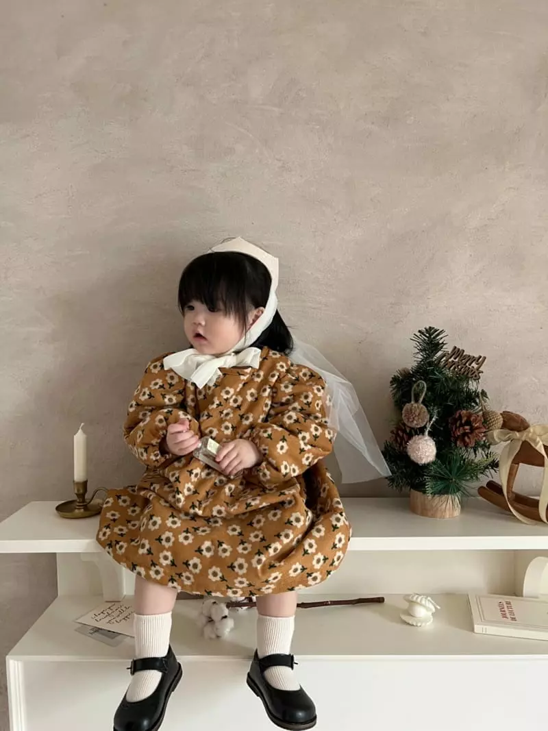 Moran - Korean Children Fashion - #littlefashionista - Egg Flower One-piece - 8