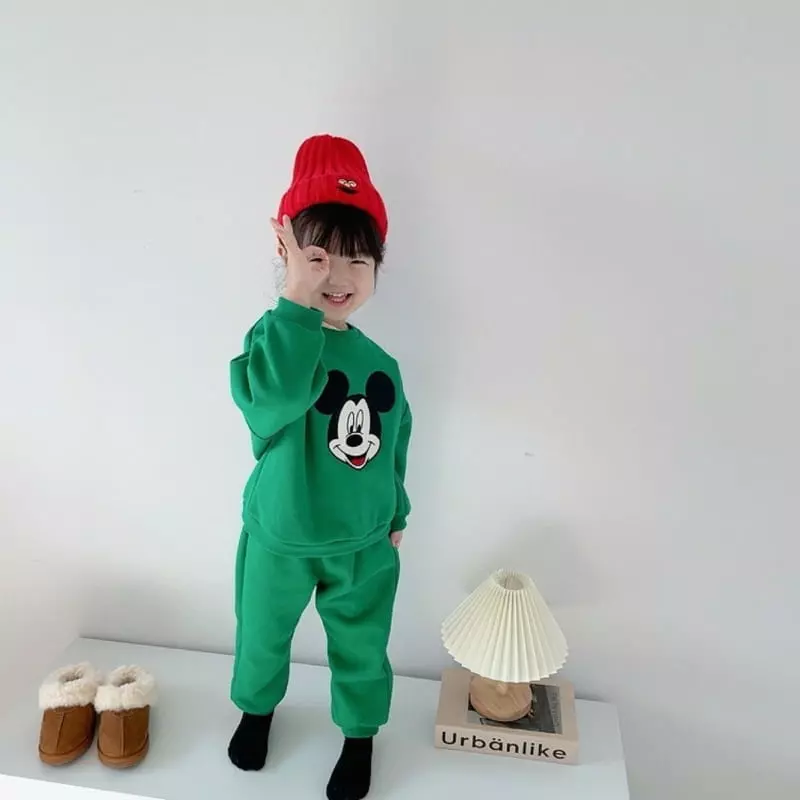 Moran - Korean Children Fashion - #magicofchildhood - Mas Mickey Top Bottom Set - 9