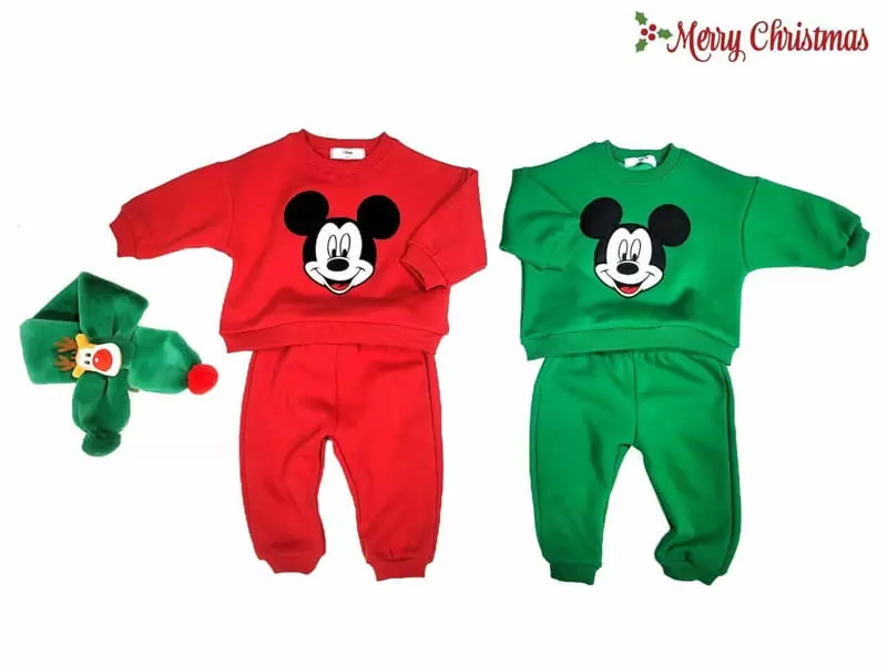 Moran - Korean Children Fashion - #prettylittlegirls - Mas Mickey Top Bottom Set - 11