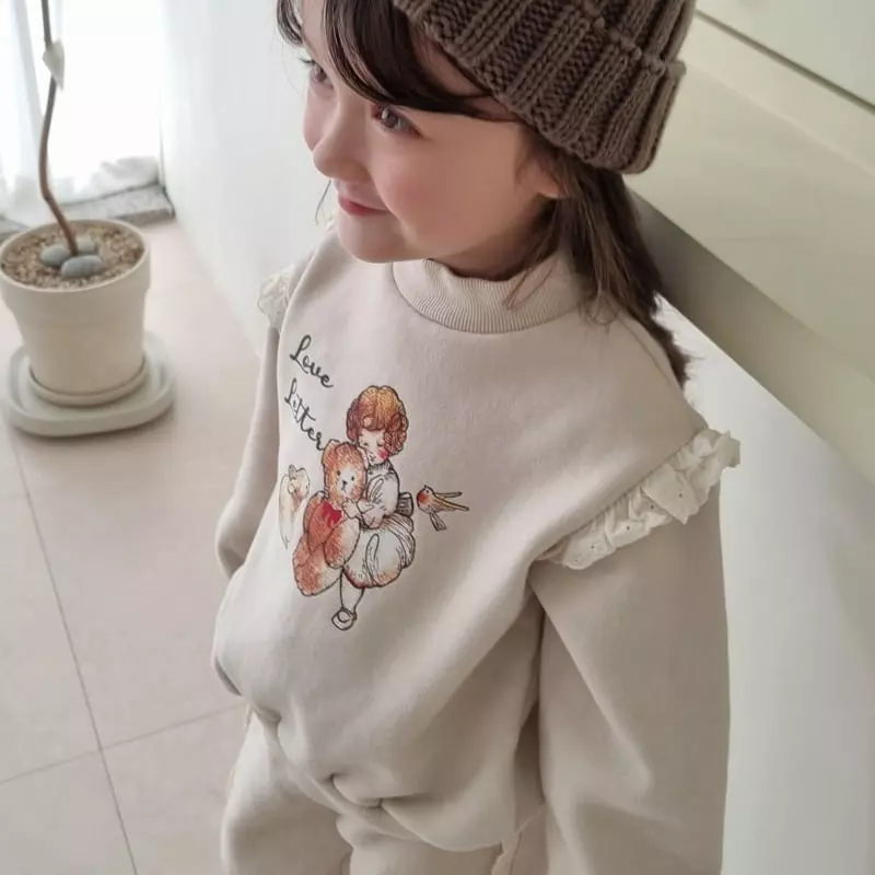 Mori Mori - Korean Children Fashion - #childofig - Lover Bear Tee - 2