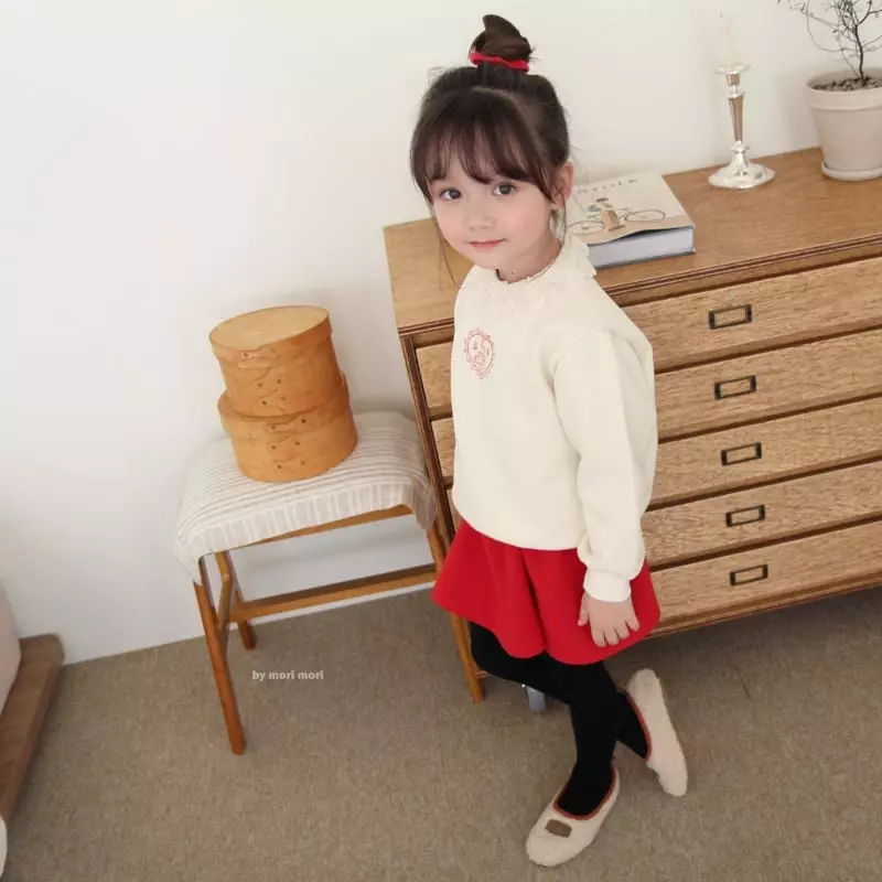 Mori Mori - Korean Children Fashion - #designkidswear - Lace Heart Tee - 7