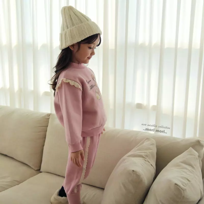 Mori Mori - Korean Children Fashion - #childrensboutique - Lover Bear Tee - 4