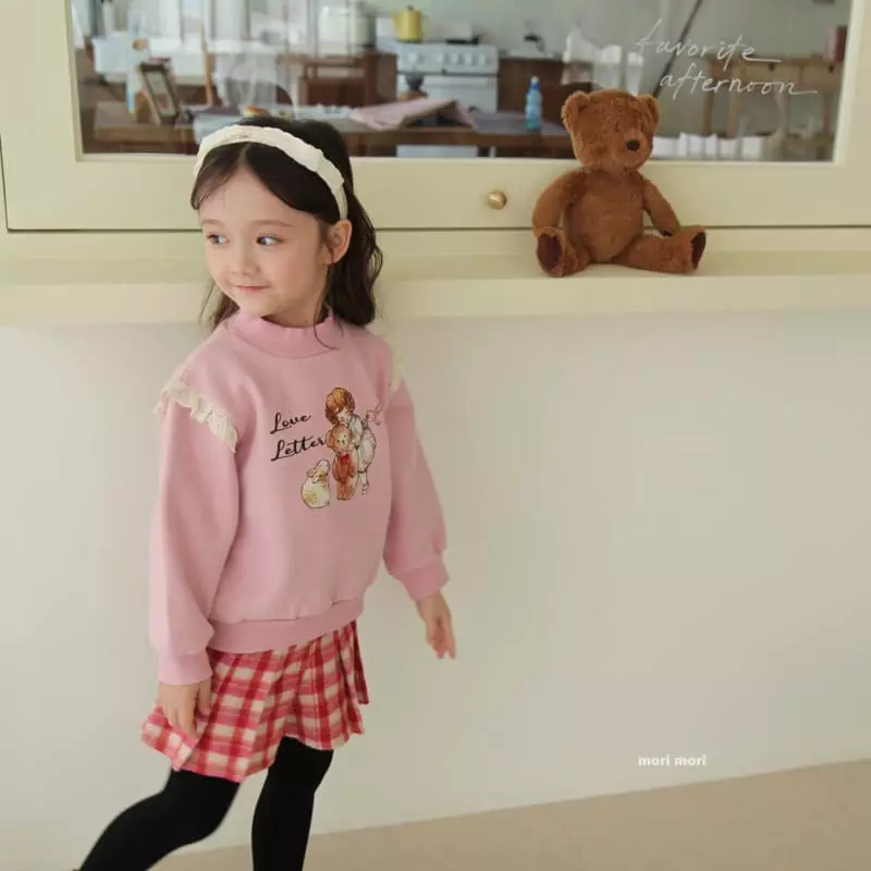 Mori Mori - Korean Children Fashion - #kidsshorts - Lover Bear Tee - 7