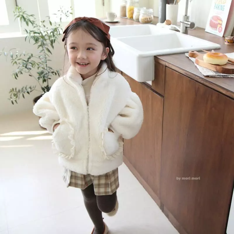 Mori Mori - Korean Children Fashion - #kidsshorts - Check Skirt Pants