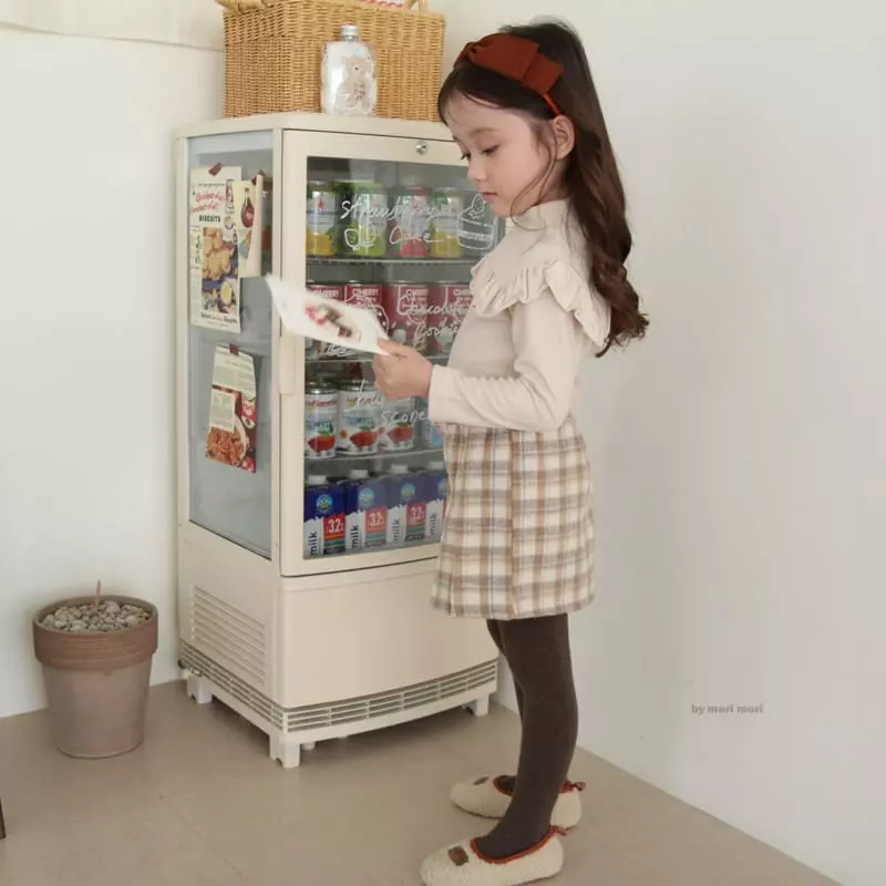 Mori Mori - Korean Children Fashion - #littlefashionista - Check Skirt Pants - 5